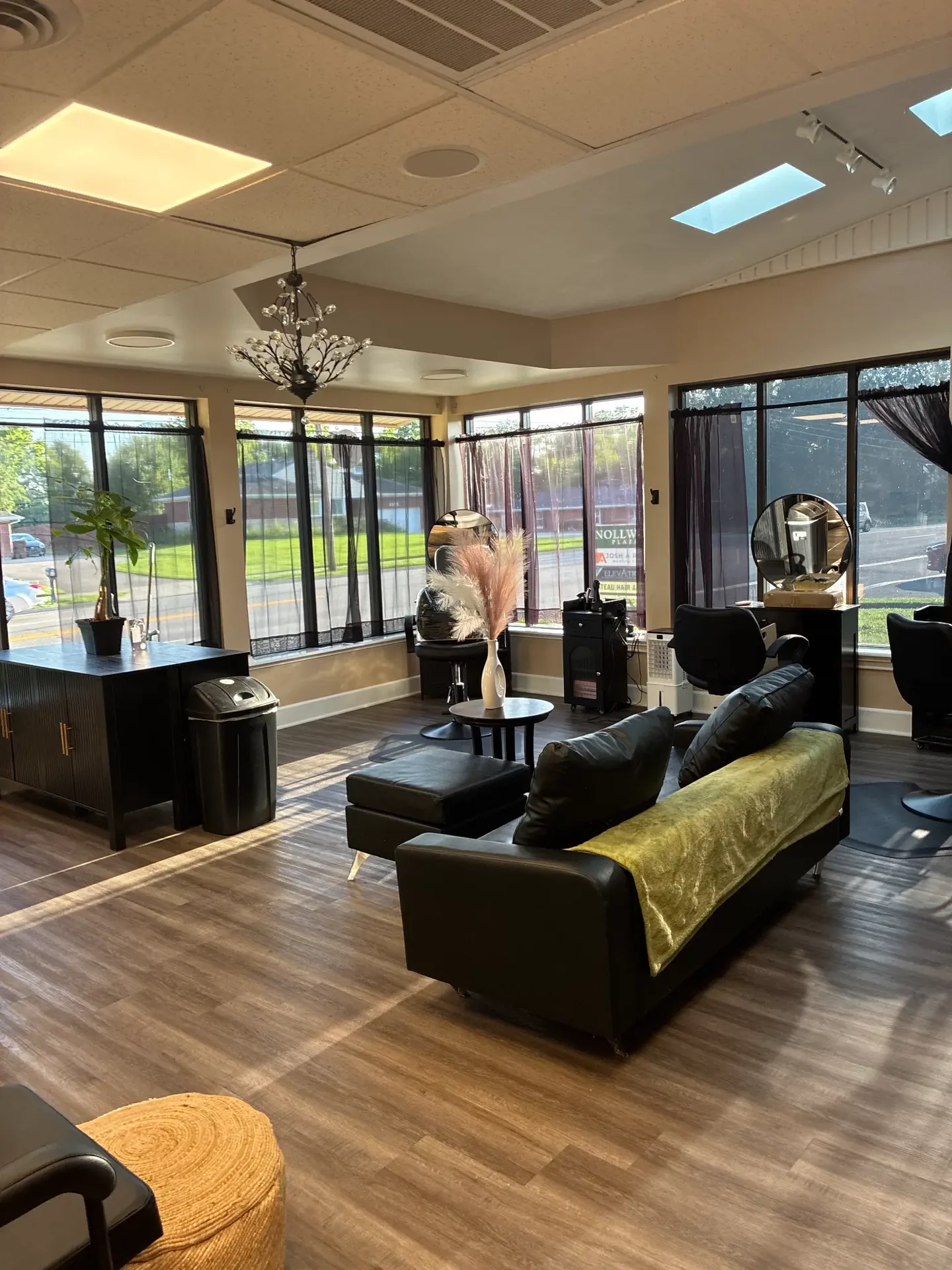 Lounge area inside Beauty B. Collective